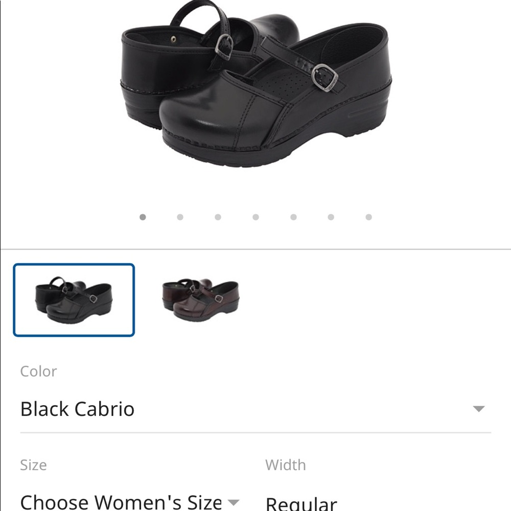 Dansko patent leather Mary Janes (Marcelle).